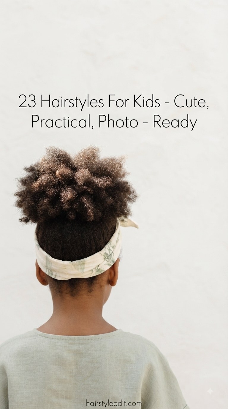23 Hairstyles For Kids - Cute, Practical, Photo - Ready