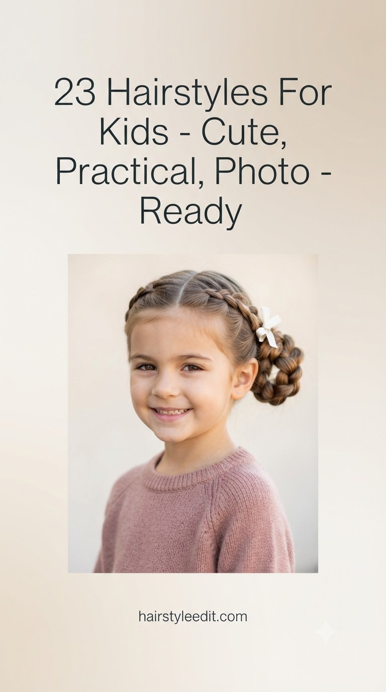 23 Hairstyles For Kids - Cute, Practical, Photo - Ready