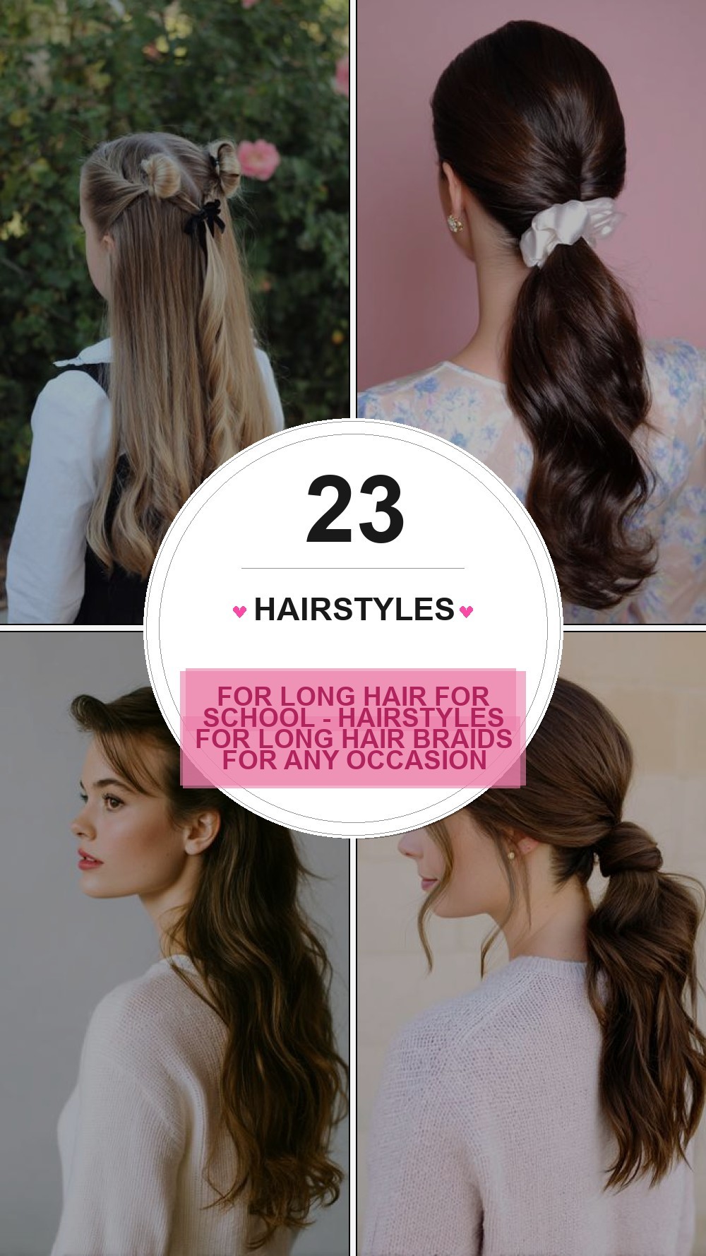 hairstyles for long hair for school - Hairstyles For Long Hair Braids for Any Occasion