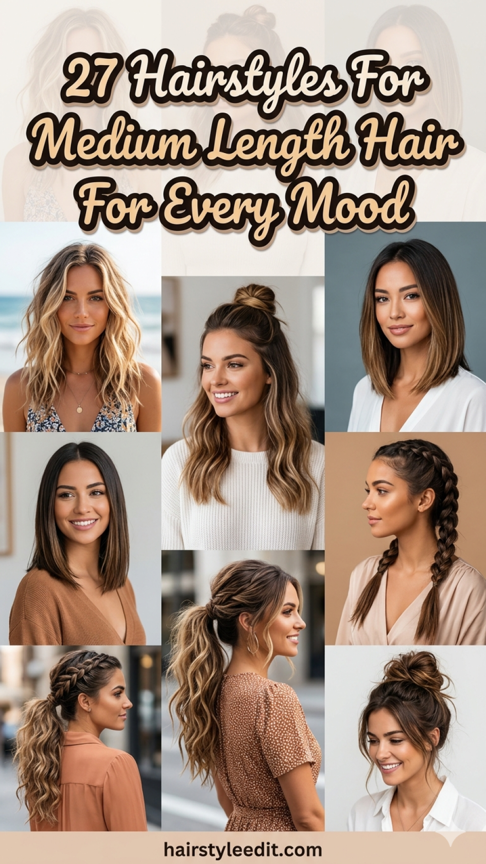 27 Hairstyles For Medium Length Hair For Every Mood