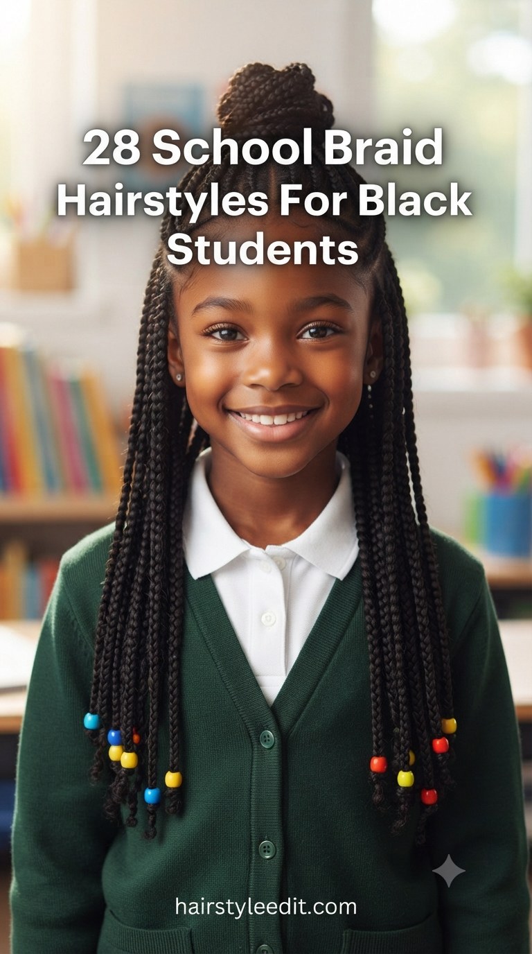 28 School Braid Hairstyles For Black Students