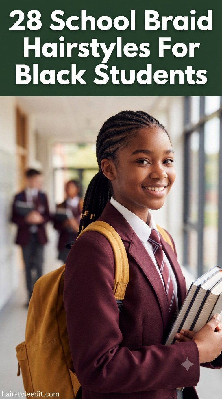 28 School Braid Hairstyles For Black Students