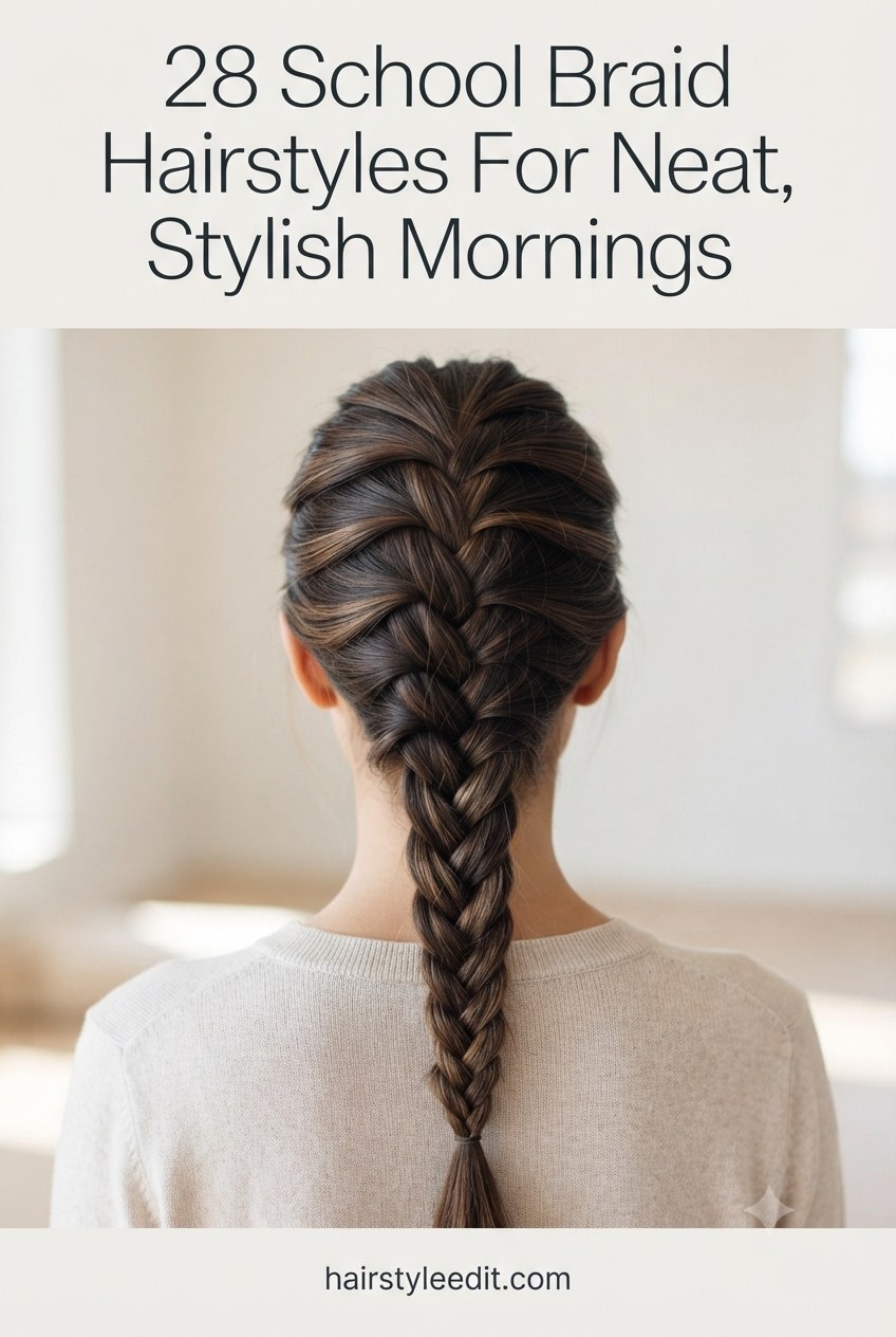 28 School Braid Hairstyles For Neat, Stylish Mornings