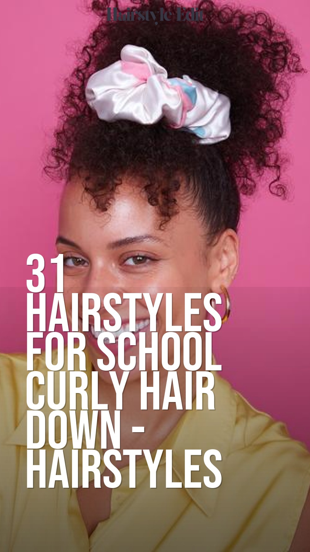 hairstyles for school curly hair down - Hairstyles For School Curly Hair Easy Styles