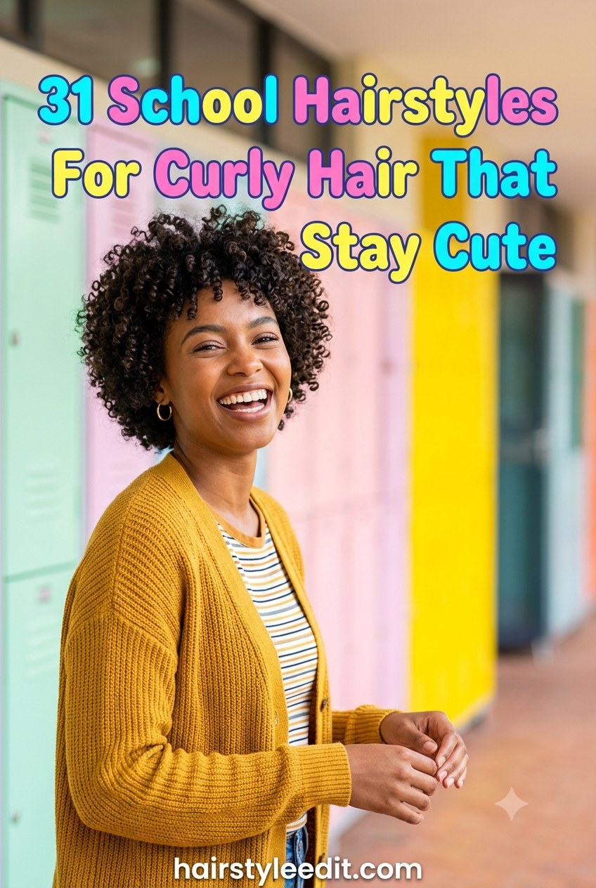 31 School Hairstyles For Curly Hair That Stay Cute