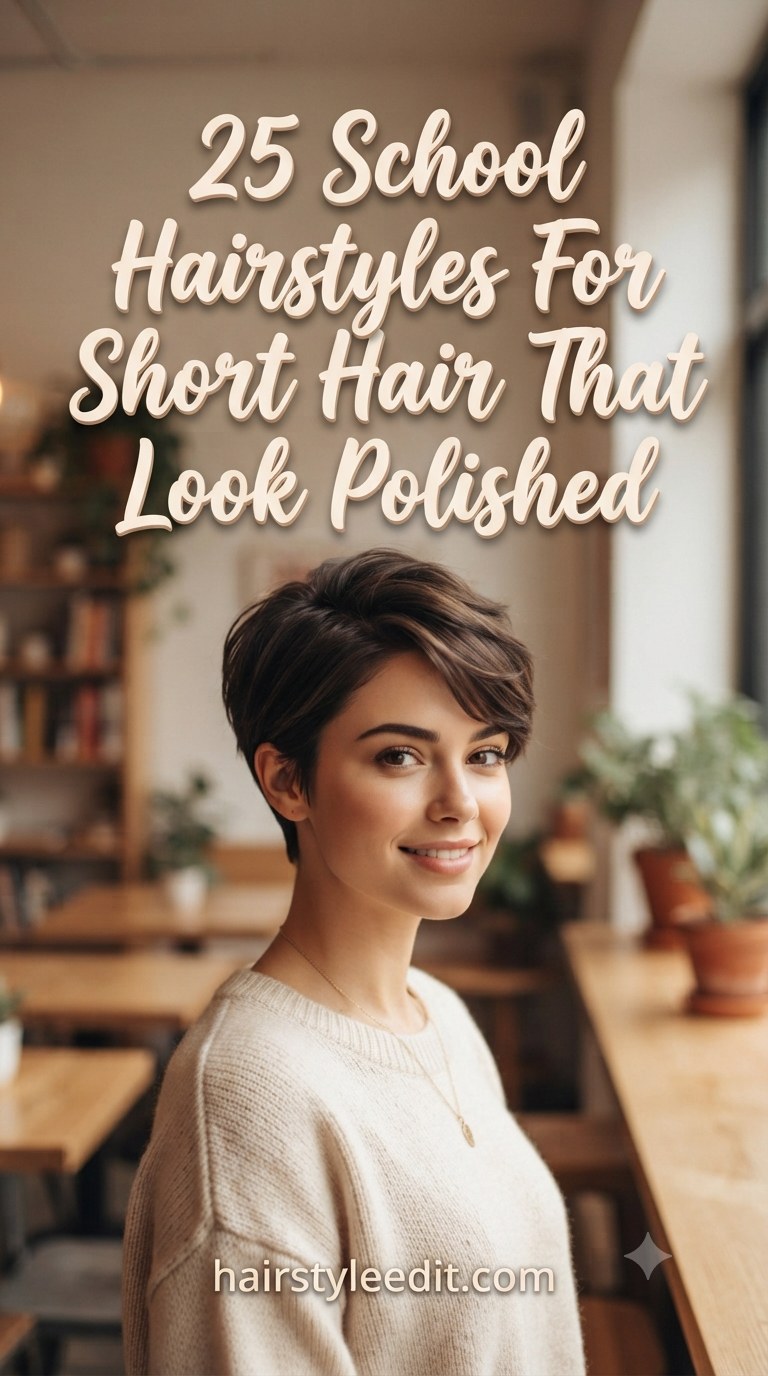 25 School Hairstyles For Short Hair That Look Polished