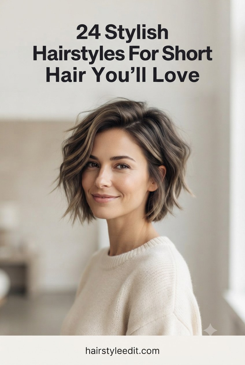 24 Stylish Hairstyles For Short Hair You’ll Love