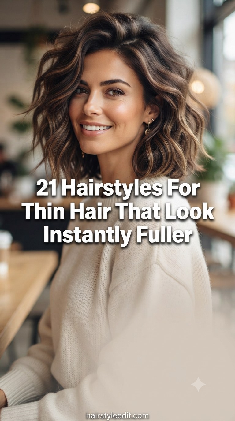 21 Hairstyles For Thin Hair That Look Instantly Fuller