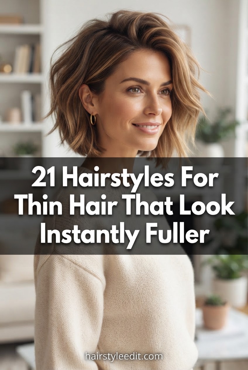 21 Hairstyles For Thin Hair That Look Instantly Fuller