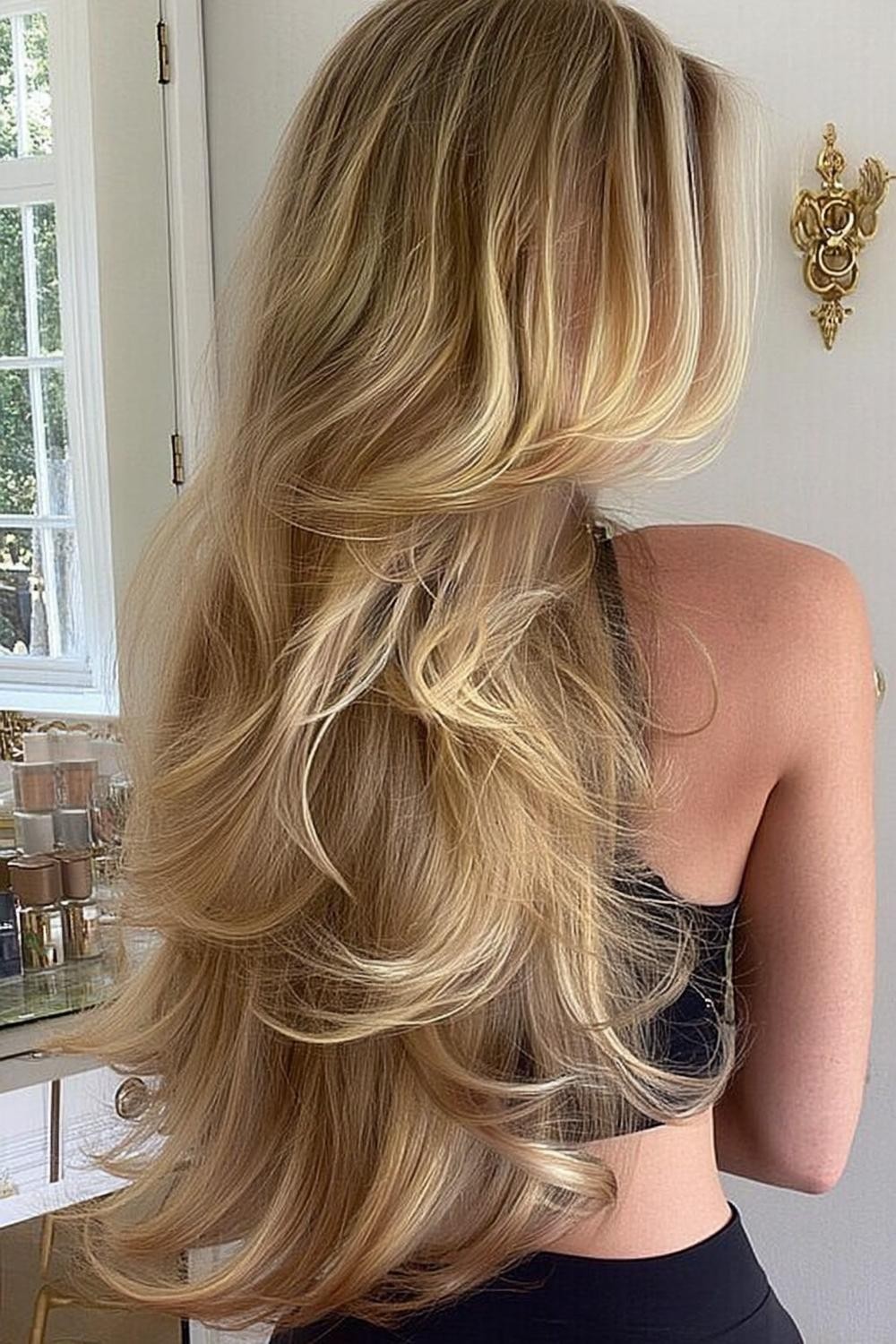 Cascading Golden Waves