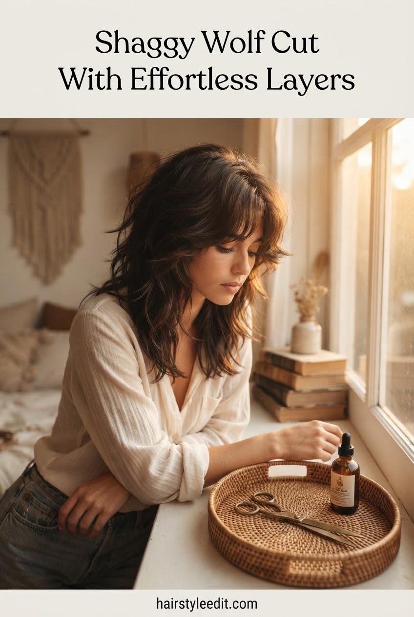 Shaggy Wolf Cut With Effortless Layers