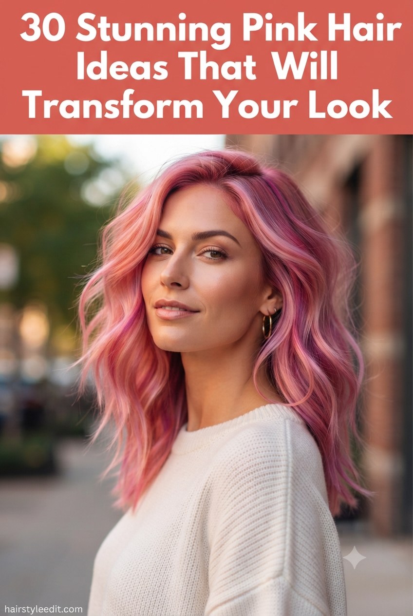 30 Stunning Pink Hair Ideas That Will Transform Your Look