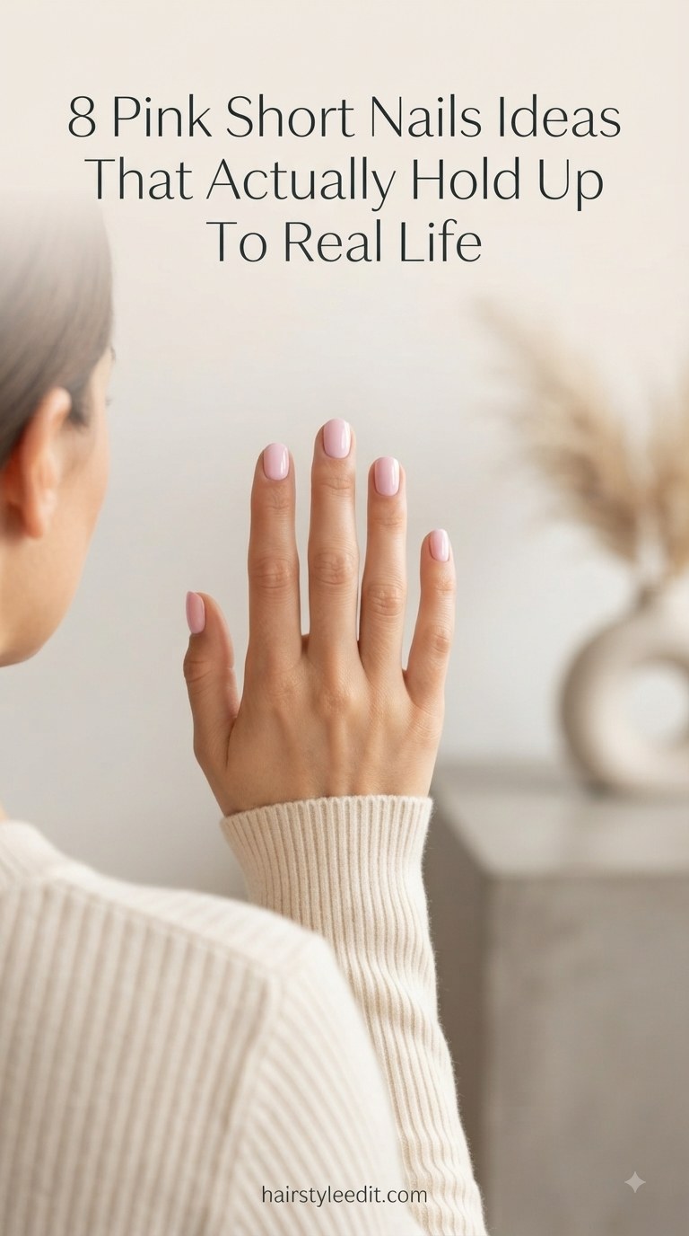 8 Pink Short Nails Ideas That Actually Hold Up To Real Life