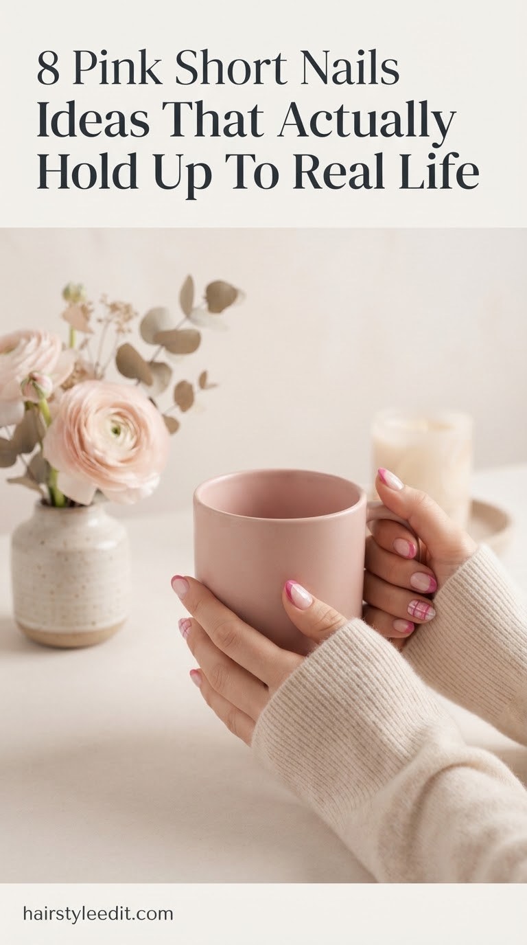 8 Pink Short Nails Ideas That Actually Hold Up To Real Life
