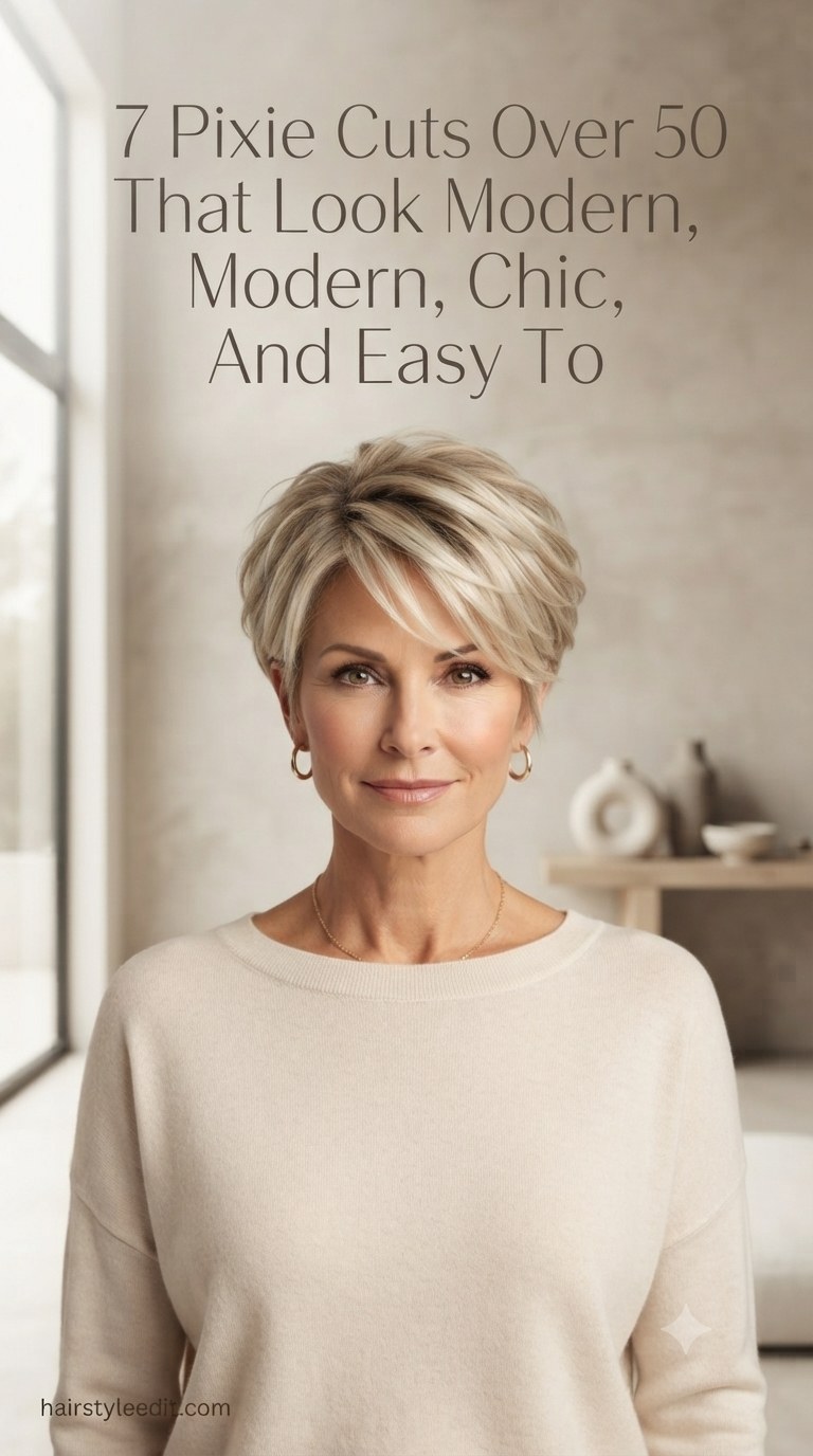 7 Pixie Cuts Over 50 That Look Modern, Chic, And Easy To