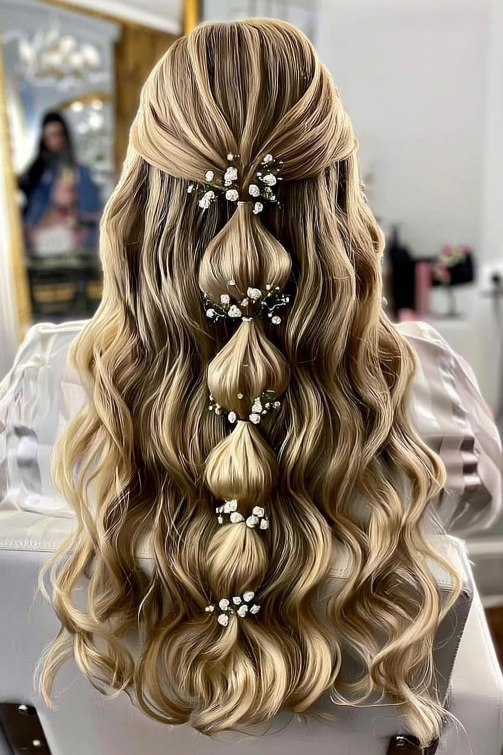 Sparkling Bubble Ponytail