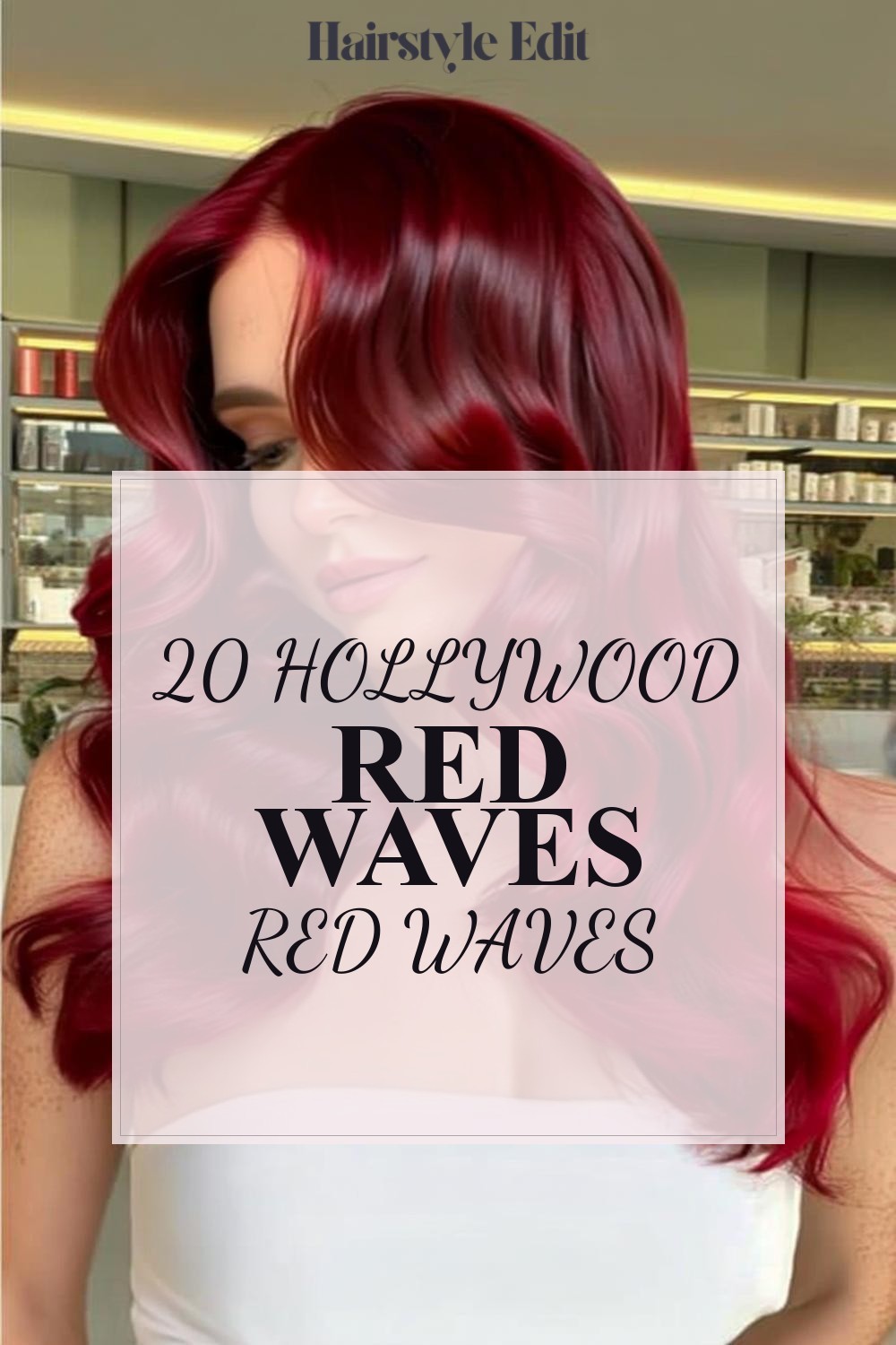 Hollywood Red Waves