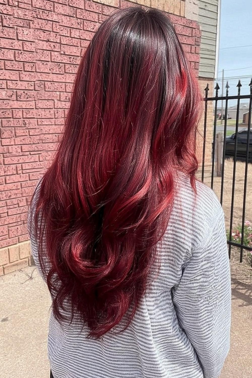 Layered Red Brilliance