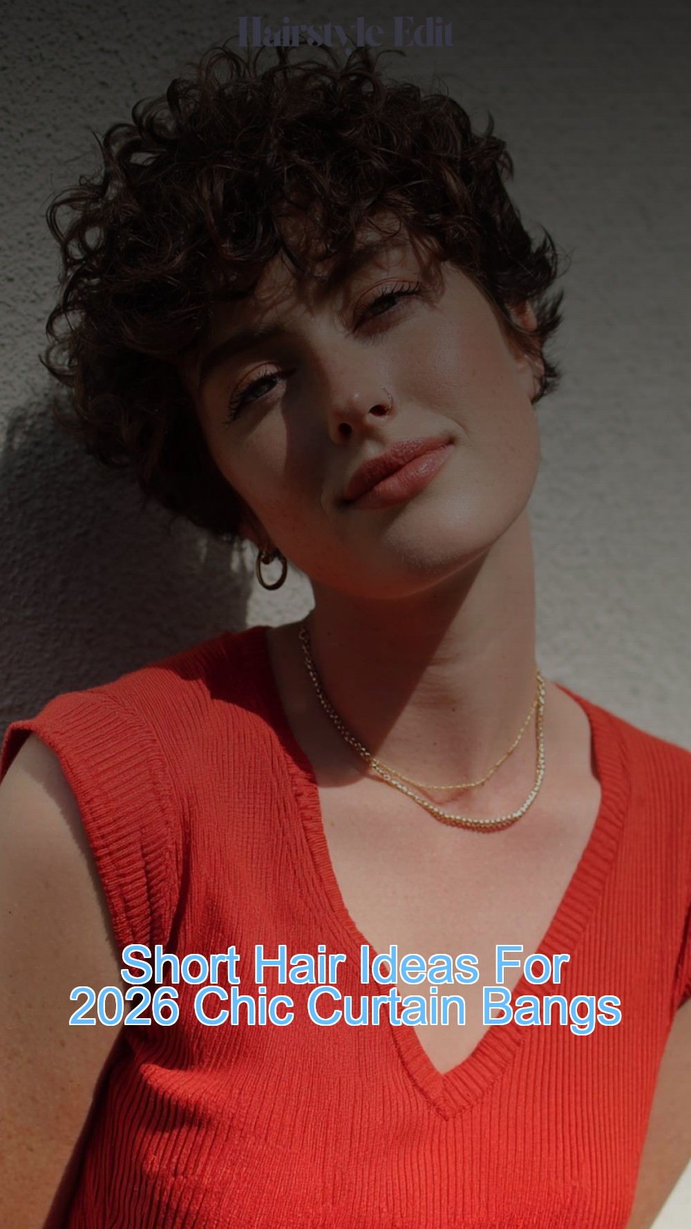 Short Hair Ideas For 2026 Chic Curtain Bangs