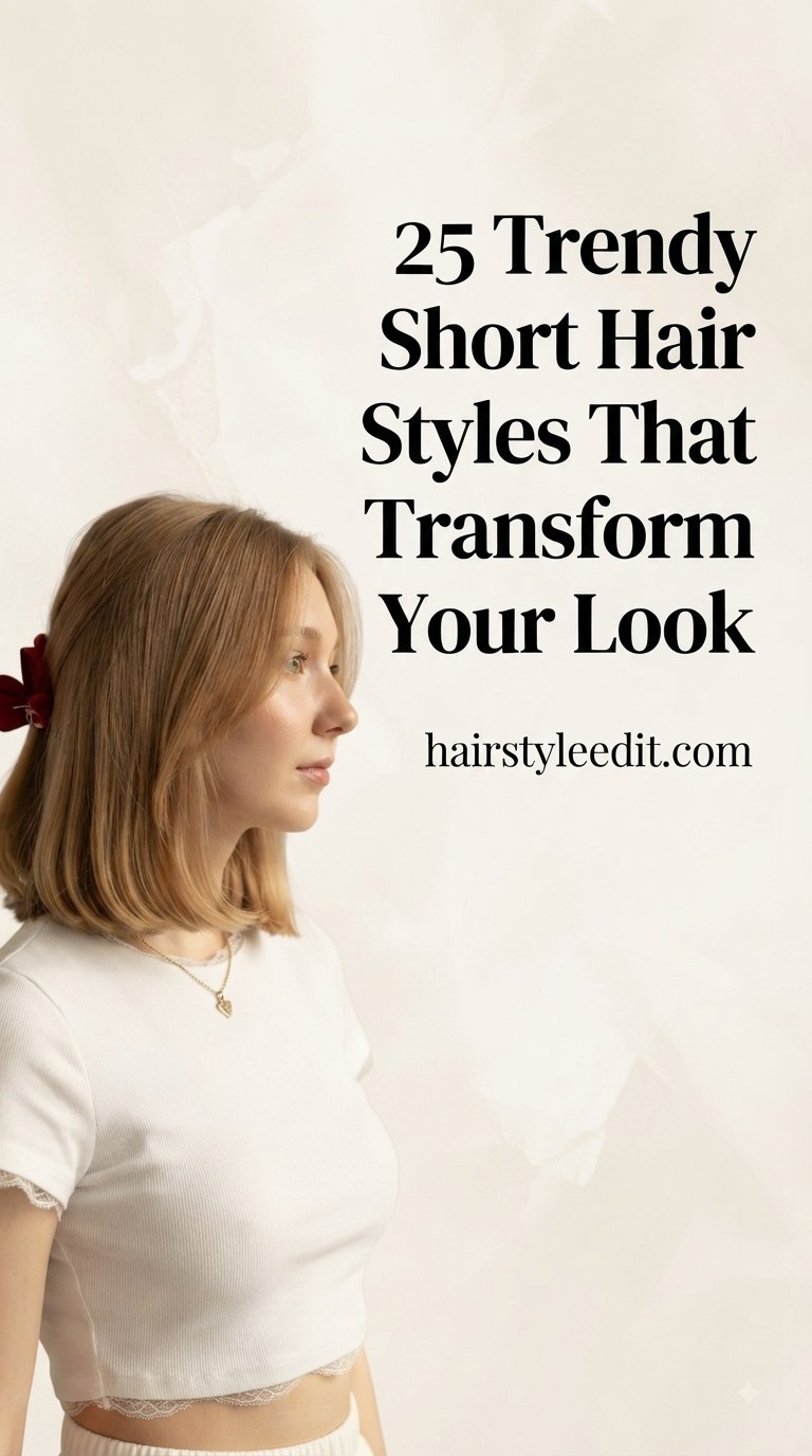 25 Trendy Short Hair Styles That Will Transform Your Look
