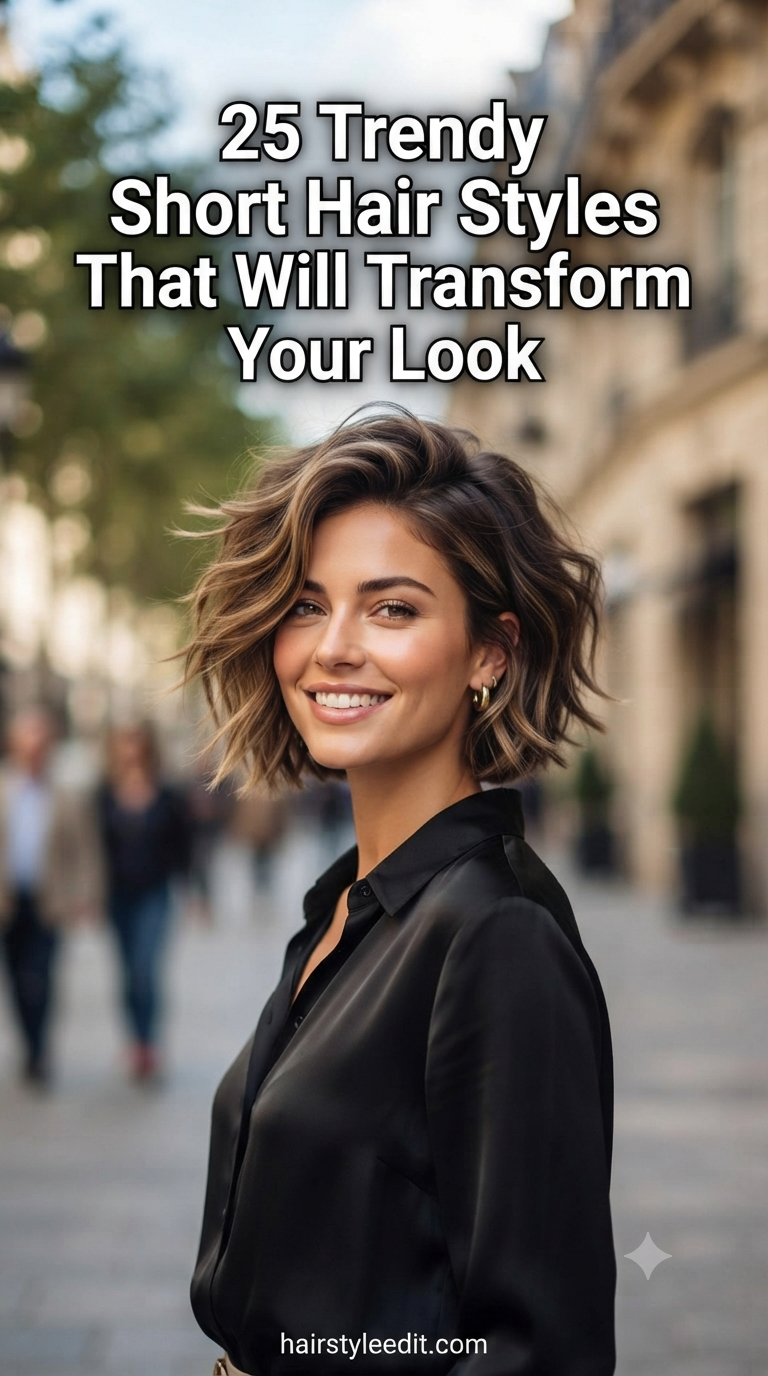 25 Trendy Short Hair Styles That Will Transform Your Look