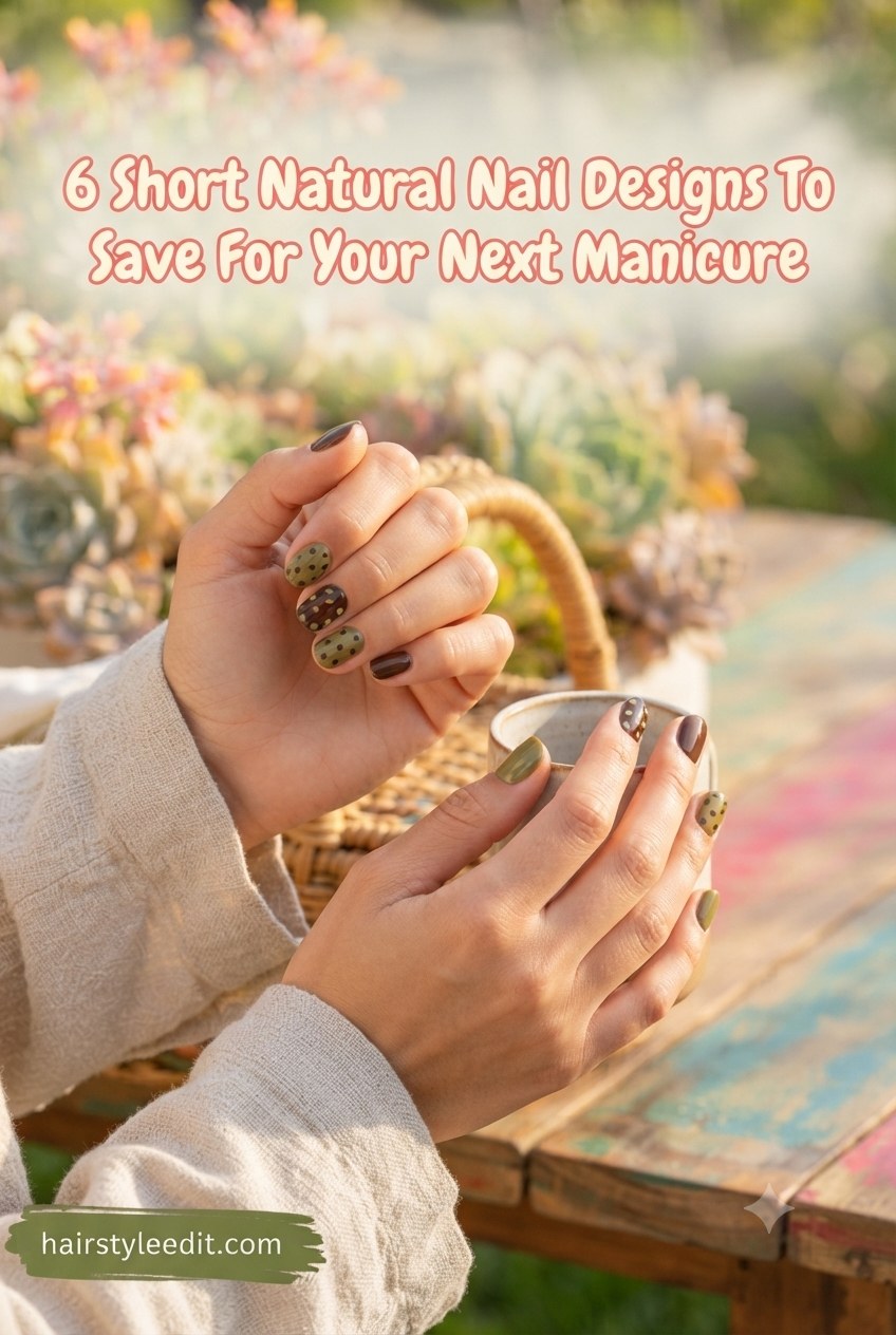 6 Short Natural Nail Designs To Save For Your Next Manicure
