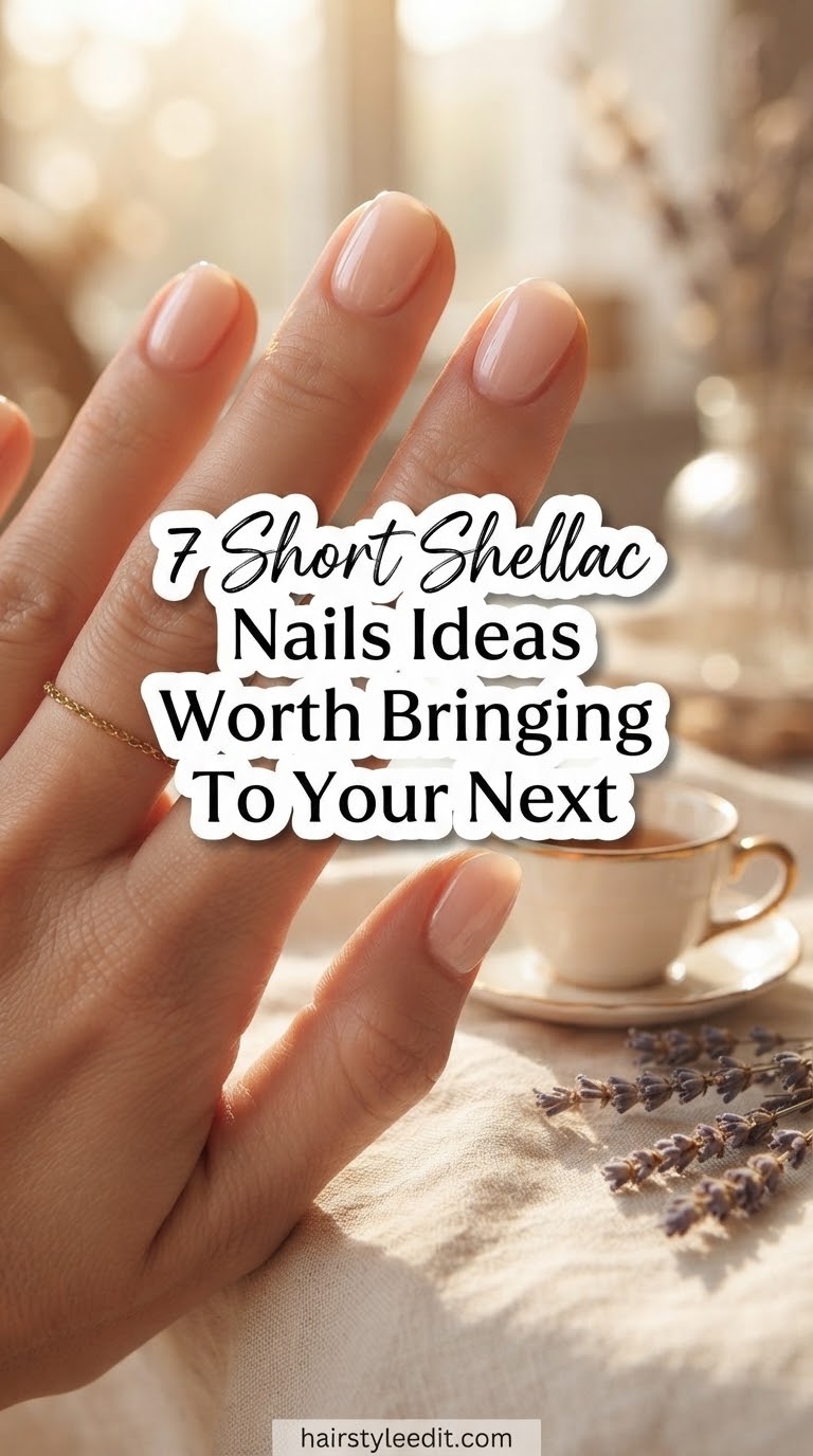 7 Short Shellac Nails Ideas Worth Bringing To Your Next
