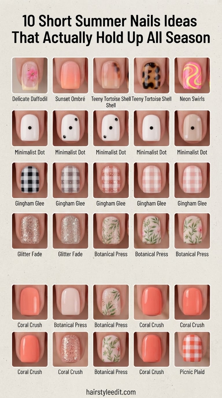 10 Short Summer Nails Ideas That Actually Hold Up All Season