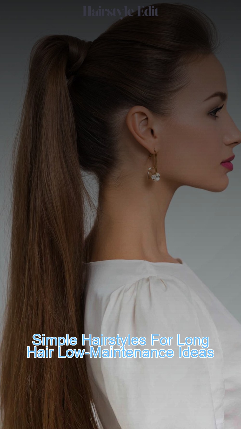 Simple Hairstyles For Long Hair Low-Maintenance Ideas