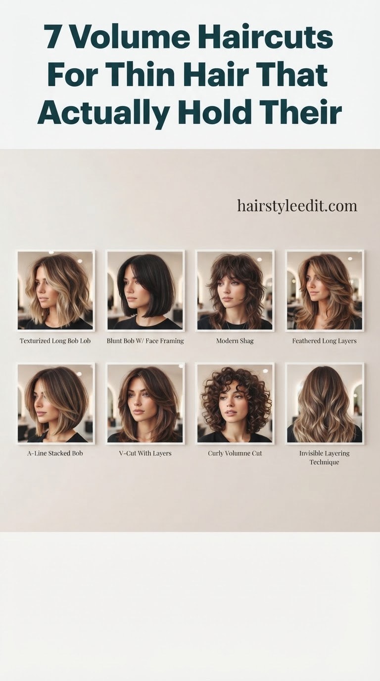 7 Volume Haircuts For Thin Hair That Actually Hold Their