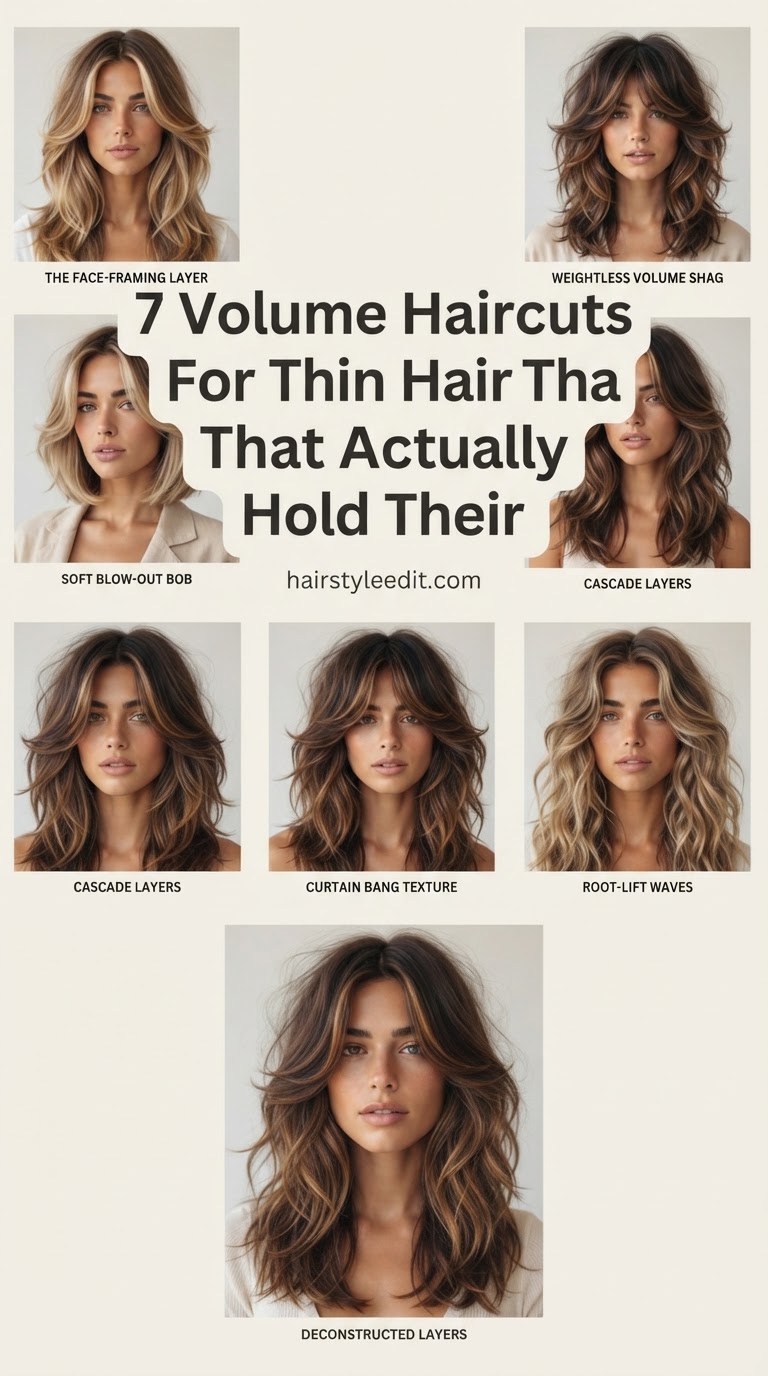 7 Volume Haircuts For Thin Hair That Actually Hold Their