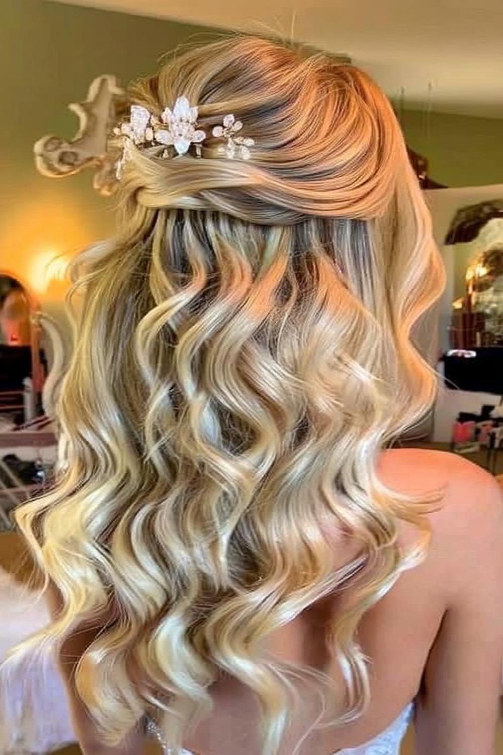 Crystal Flower Accent