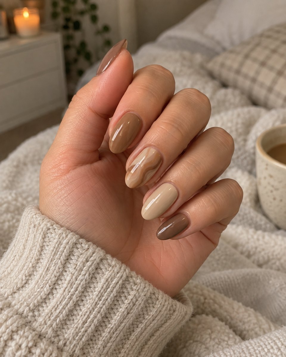 warm sand neutral nails