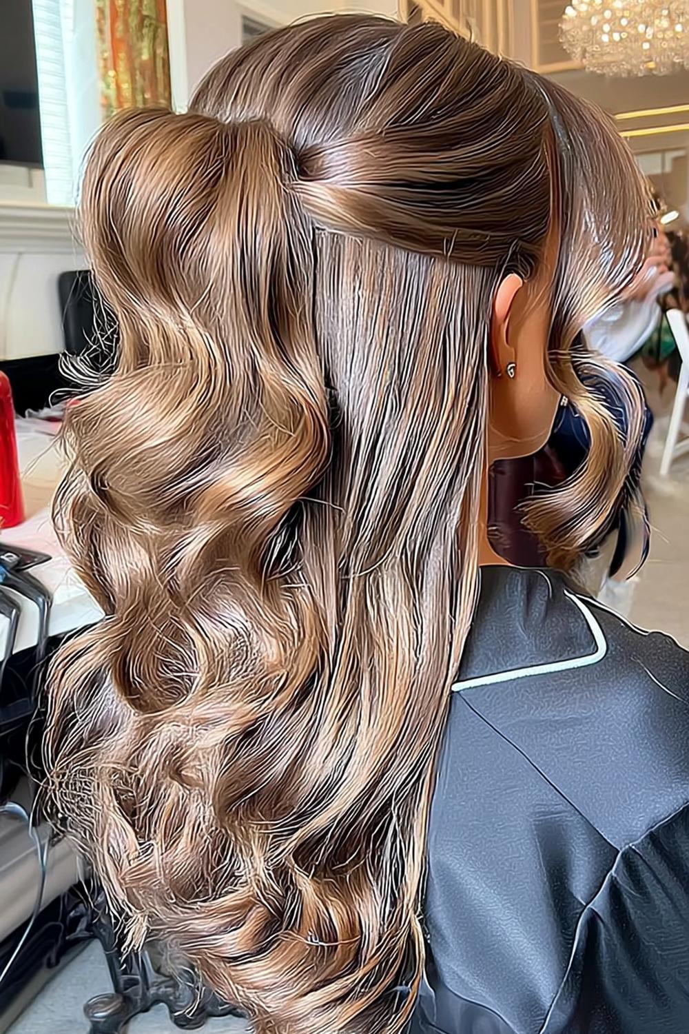 Glamorous Salon Styling Session